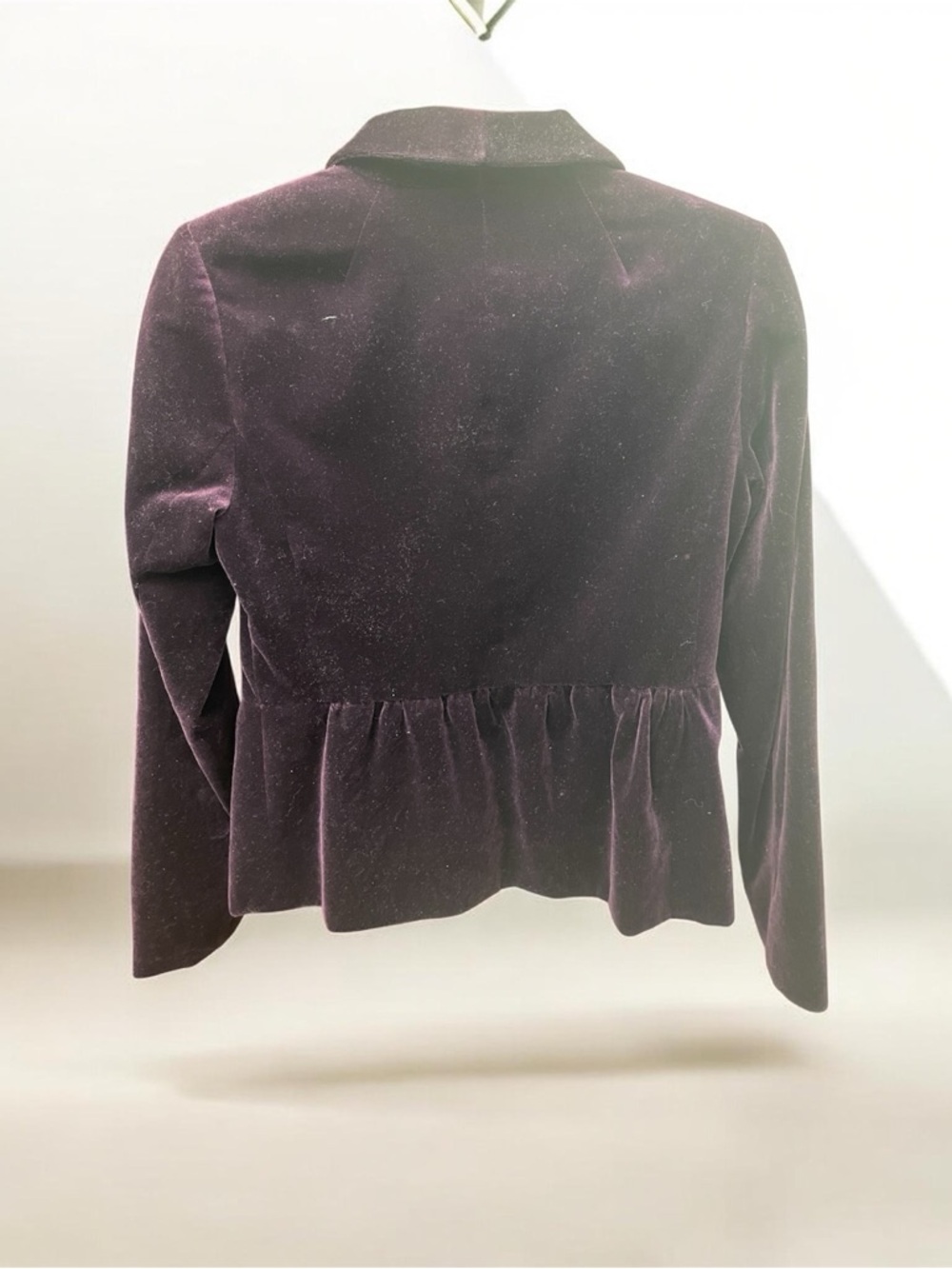 J. Crew Women's Velvet Blazer in Plum - Picture 2 of 2